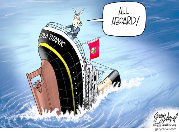 Editorial cartoon for Aug. 3, 2026